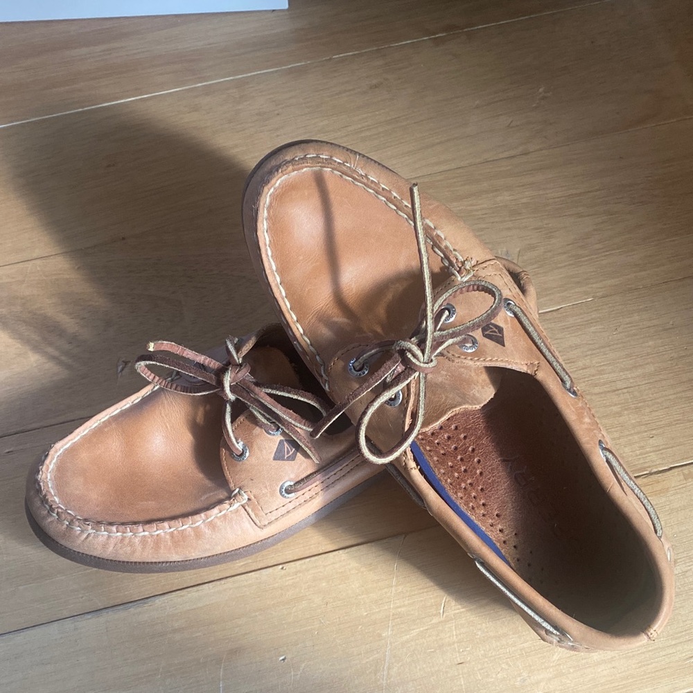 Sperry Light Brown Boat Shoes